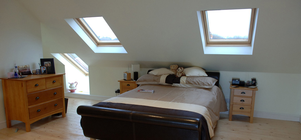 Loft conversion bedroom